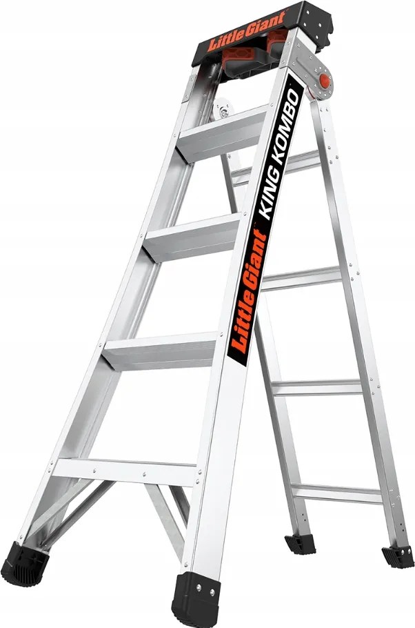 Little Giant King Kombo 4 lépcsőfok alumínium létra 3az1ben 150 kg