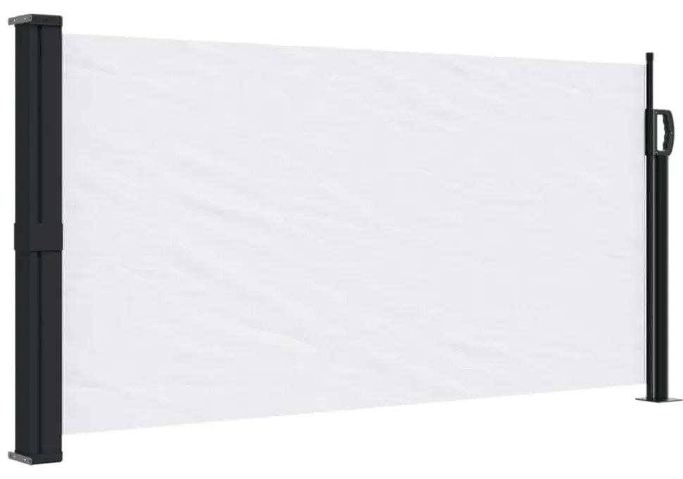 fehér behúzható oldalsó napellenző 100 x 300 cm