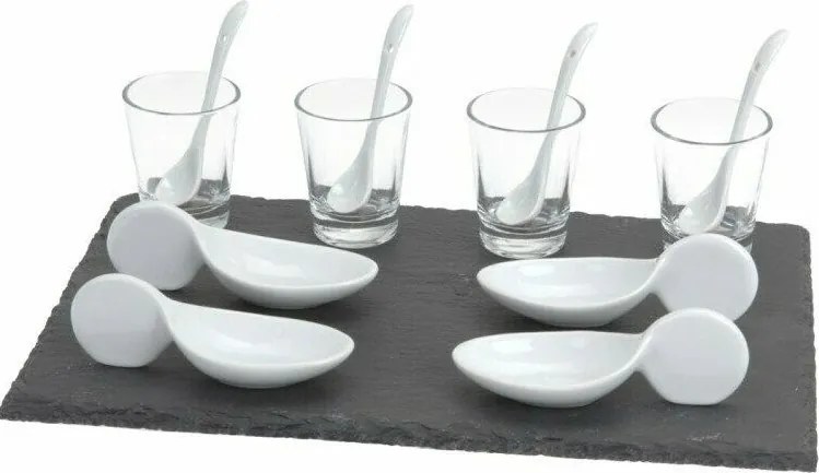 EH square tálalókészlet rágcsálnivalókhoz 13 dbalakú