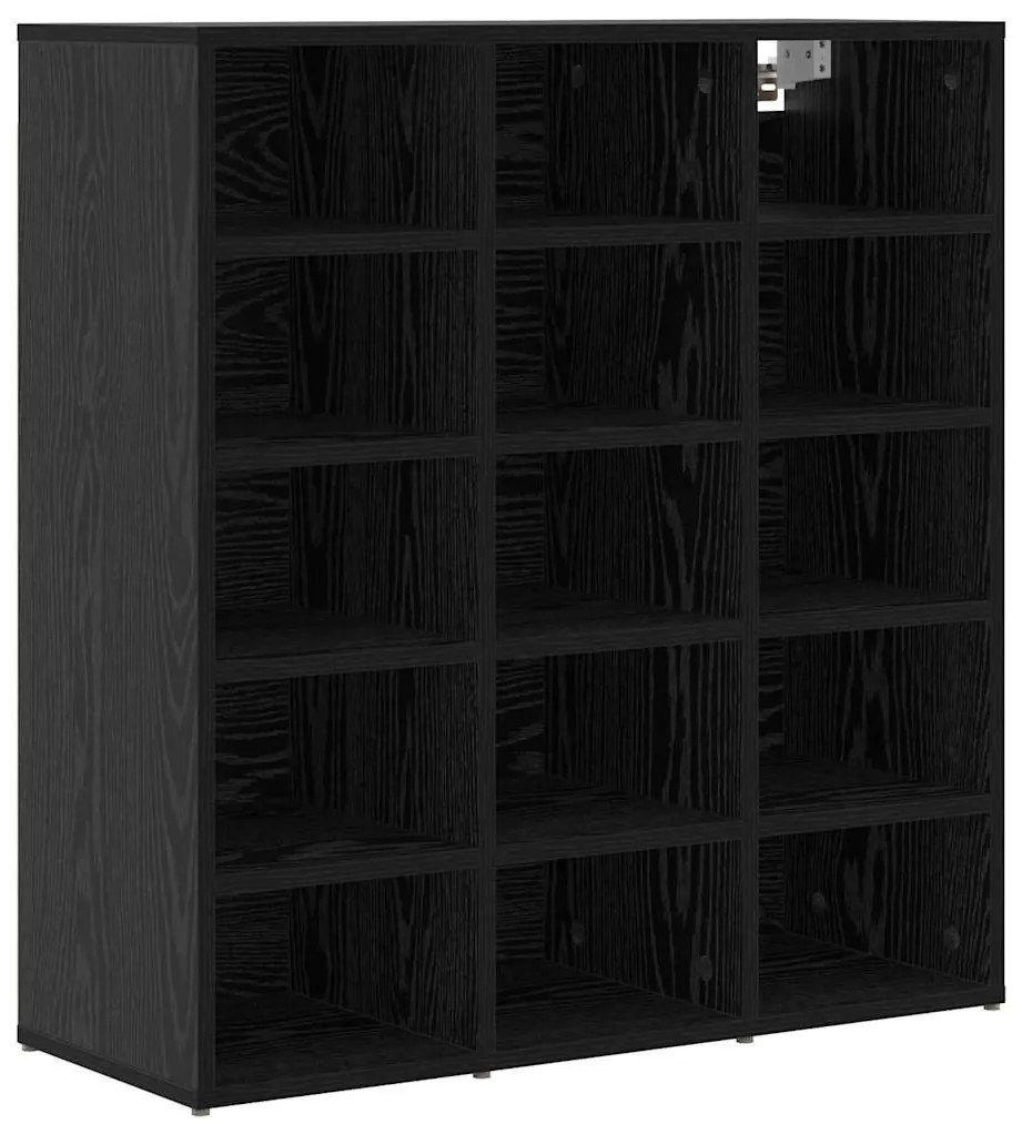 Cipősszekrény polcokkal Musta tammi 77.5 x 30 x 83.5 cm Faanyag