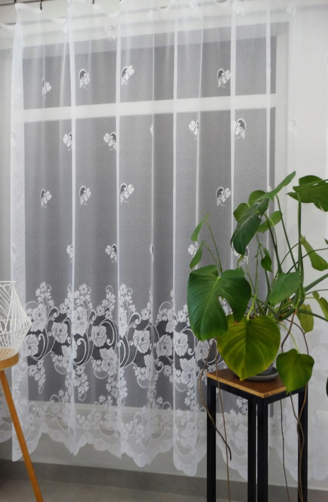 Mg Függöny jacquard 500x225 kész Helga szalaggal lengyel