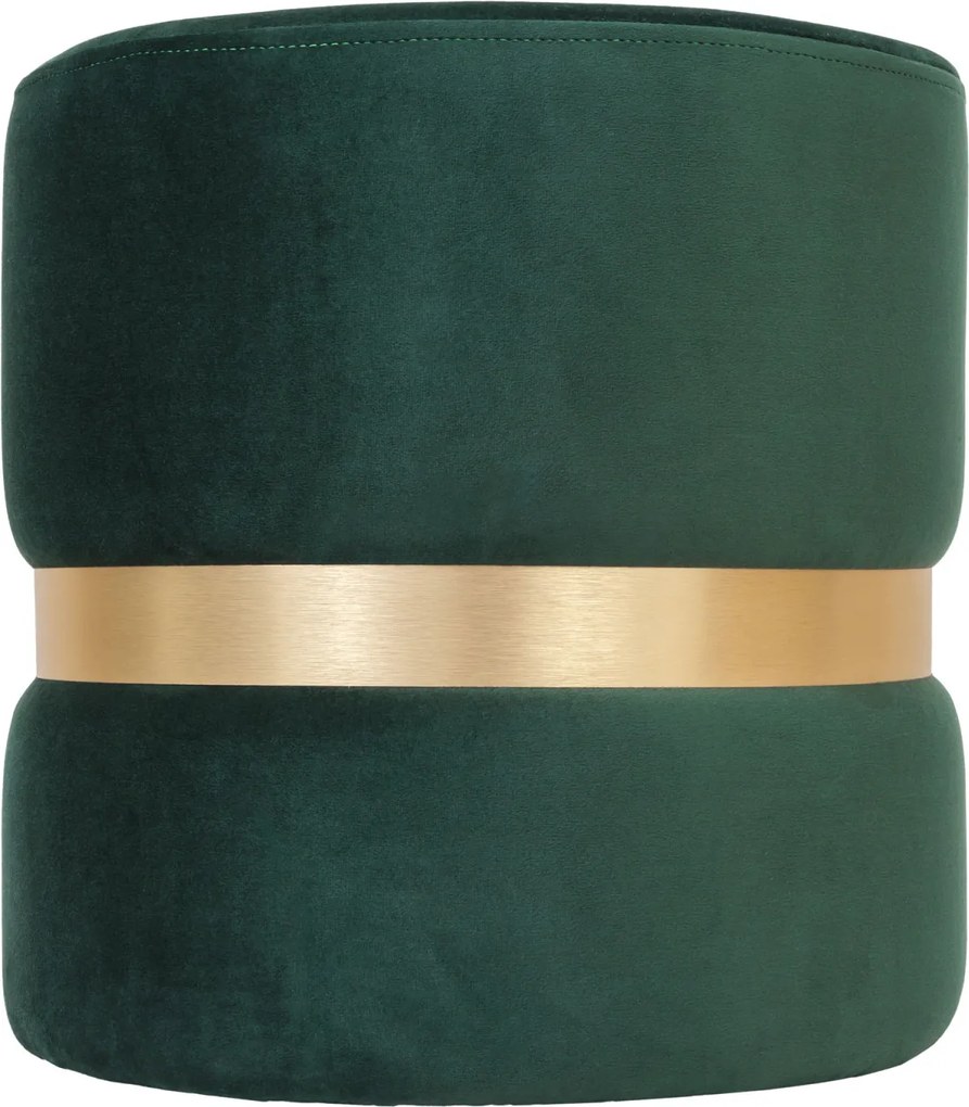 Ring puff - arany gyűrű - H56 - zöld bársony R