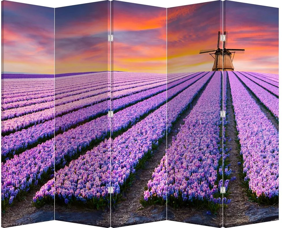 Paraván - virágfarm (210x170 cm)