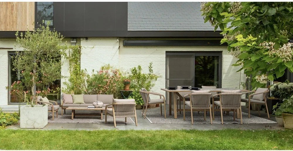 Natúr színű fém kerti szék Kalimera – Bizzotto