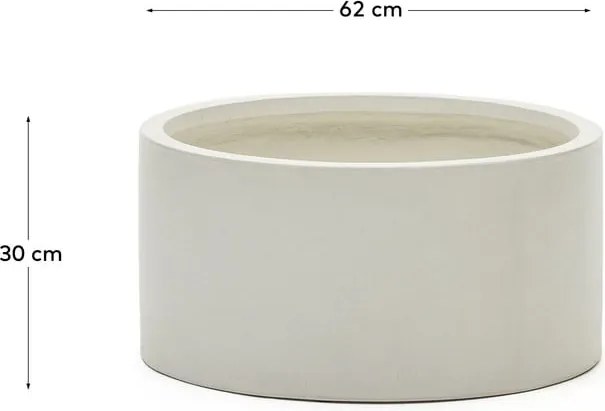 Cement virágcserép ø 62 cm Aiguablava – Kave Home