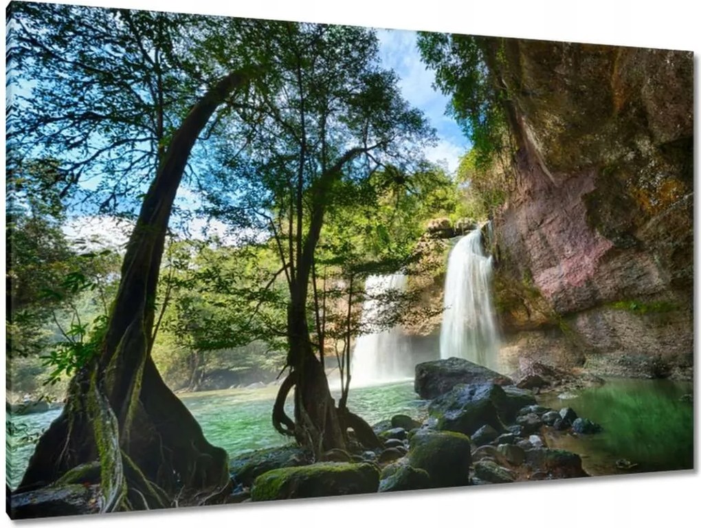 Festmények 120x80 Kaszkád vízesés