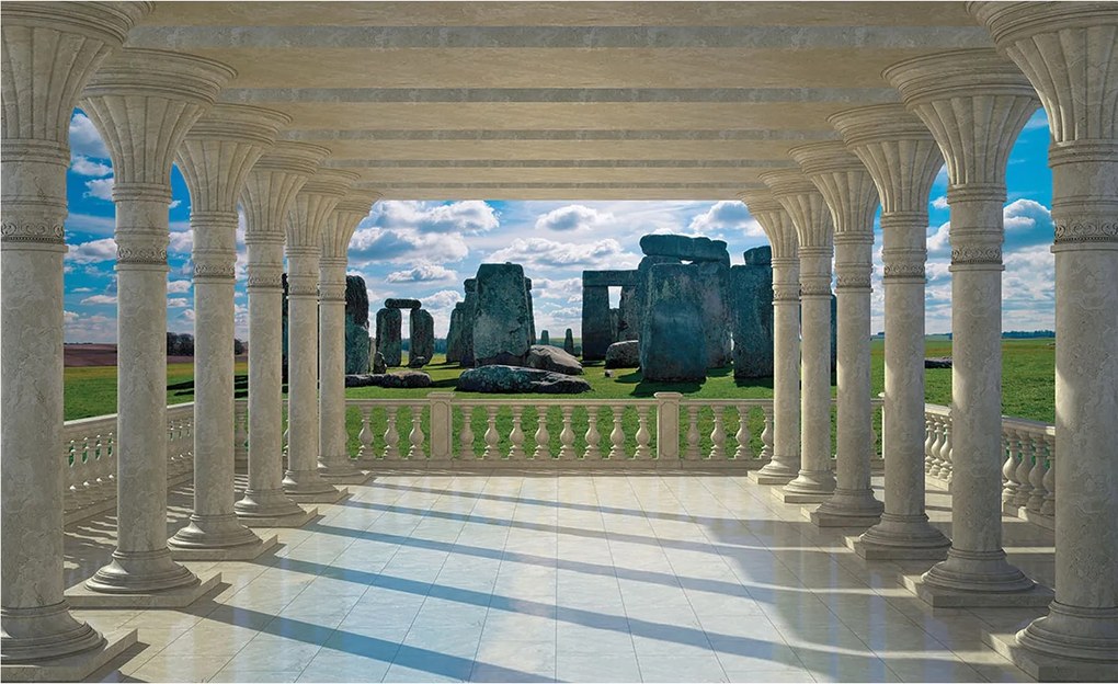 Fotótapéta Stonehenge antik építészet perspektíva 368x254 +ragasztó