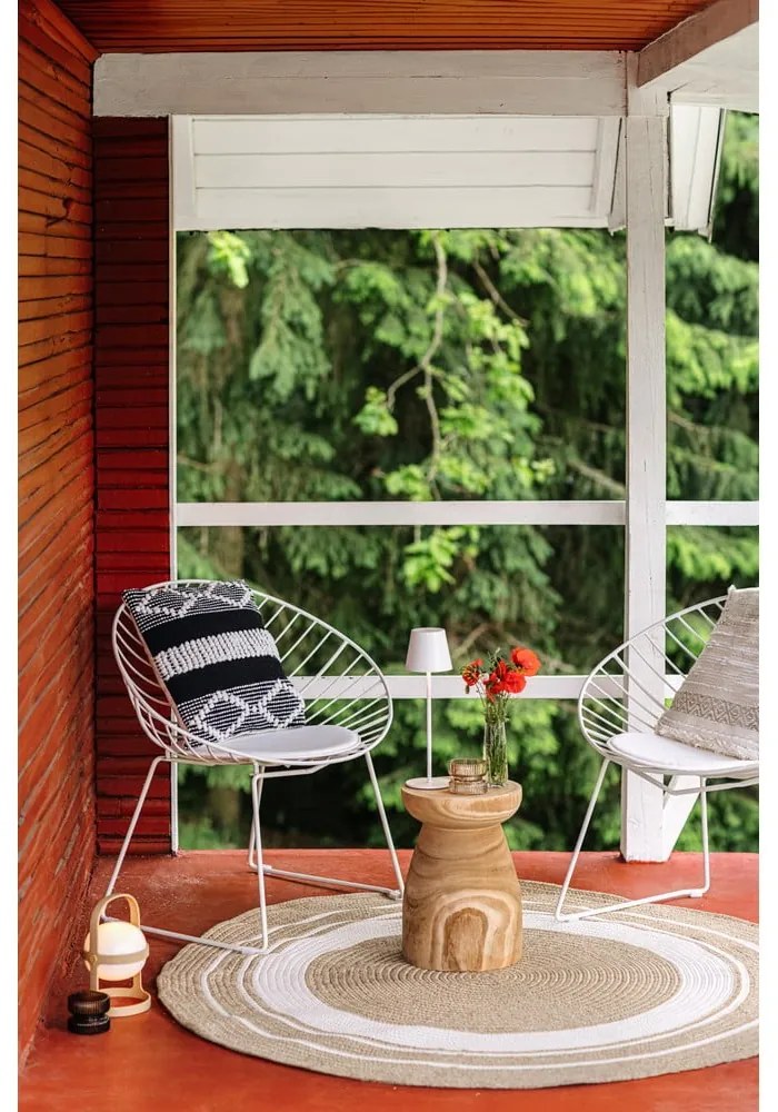 Napelemes-USB-s hordozható LED kültéri lámpa ø 12 cm Soft Spot – Rosendahl