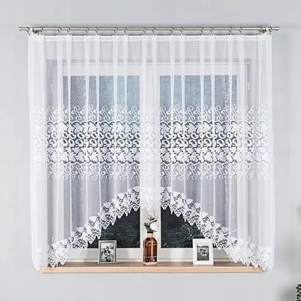 Hernani kész jacquard függöny 310x160cm fehér