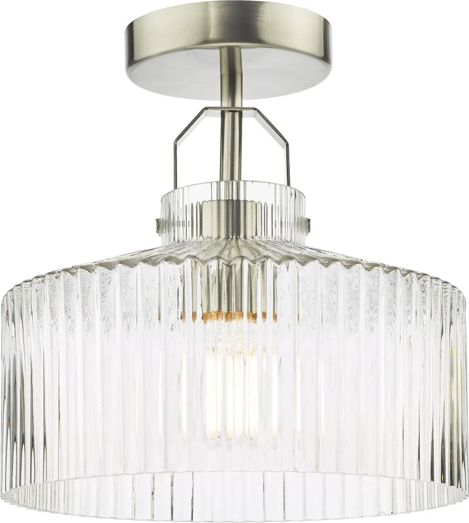 Dar Lighting modern mennyezeti lámpa lenka szatén nikkel darlen4846