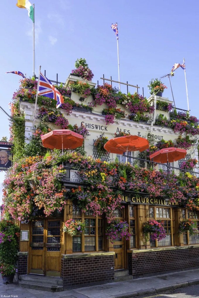 Poszter 20x30cm Londoni épület, Assaf Frank