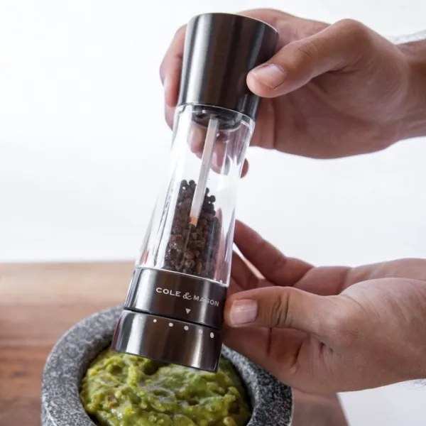 Cole&Mason DERWENT 2 részes só- és borsőrlő szett, 19 cm, antracit