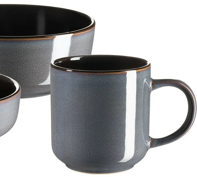 Mäser ALENIA 10 db-os étkészlet , kék