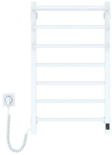 Fürdőszobai elektromos radiátor termosztáttal FORTIS 350W/230V 80,6 cm IP44 fehér bal