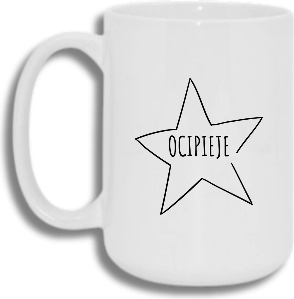 Bögre Fehér Nagy 440ml Ajándék Vicces