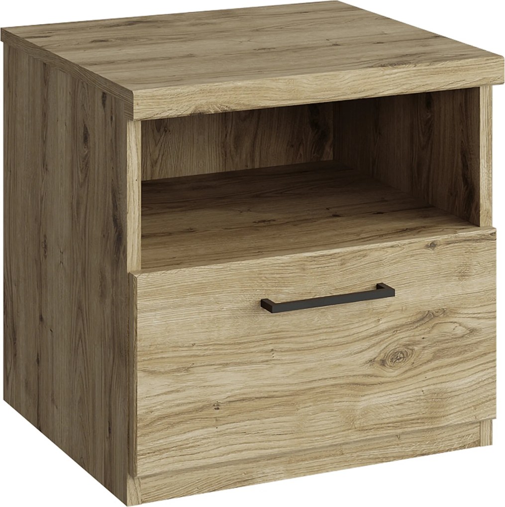 Éjjeliszekrény 1S, navarra tölgy, DORSI