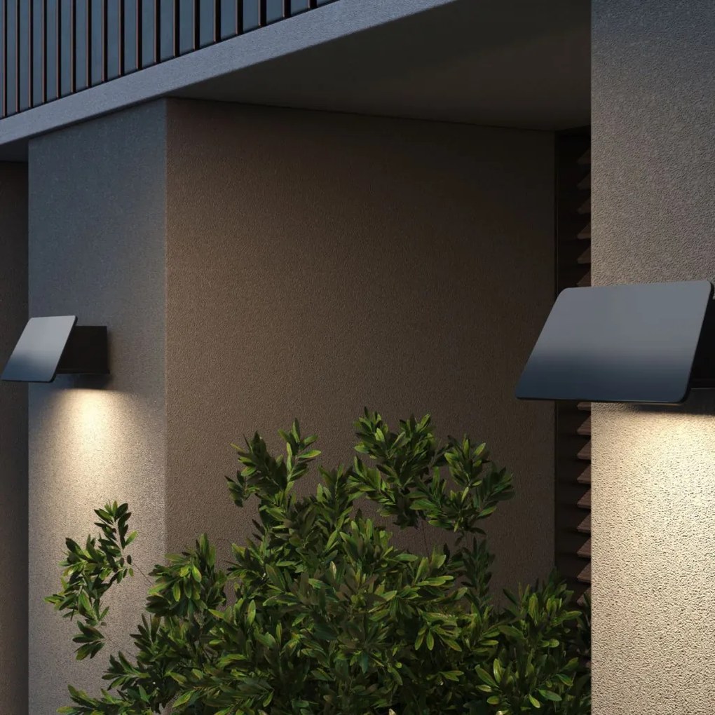 MAYTONI O429WL-L6GF3K TRUPP Modern Kültéri Fali Lámpa Grafit LED IP54