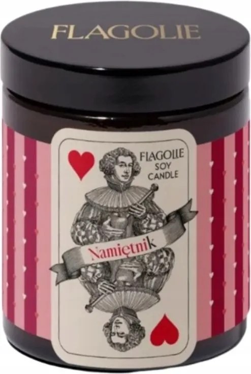 Flagolie, Illatos szójagyertya Szenvedélyes, Bors és tömjén, 120g