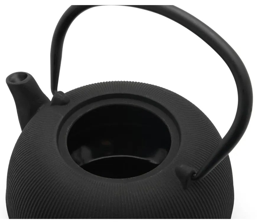 Fekete porcelán-öntöttvas teázó szett Sichuan – Bredemeijer