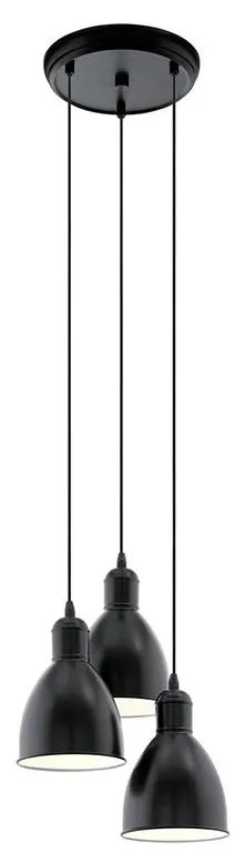 Eglo 49465 - Csillár PRIDDY 3xE27/60W/230V