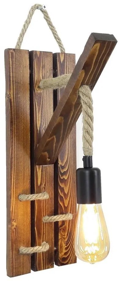 Niki falilámpa borovi fenyőből