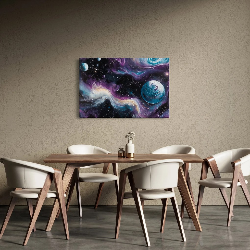 Kép - Festett univerzum (90x60 cm)