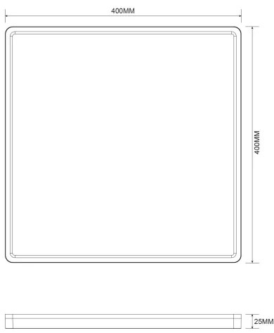 Zuma Line MS748400S-3-GD - LED Dimmelhető lámpa BOVE 50W/230V 3000/4000/5500K arany