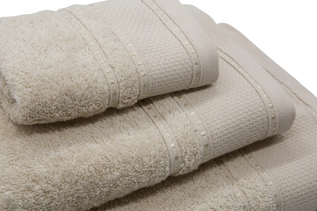 Törölköző 30x50cm Faith Premium Design Beige Szín