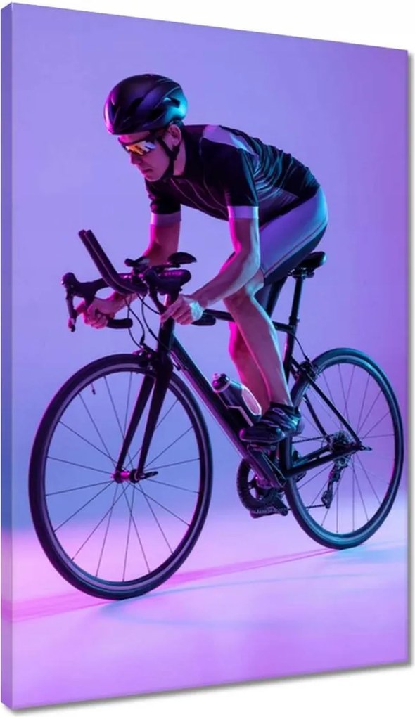 Vászonkép 40x60 Kollázs Kerékpározás