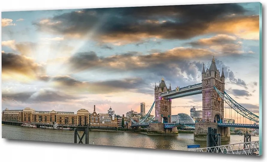 Fotó kép edzett üveg Tél az ablakon kívül 125x50