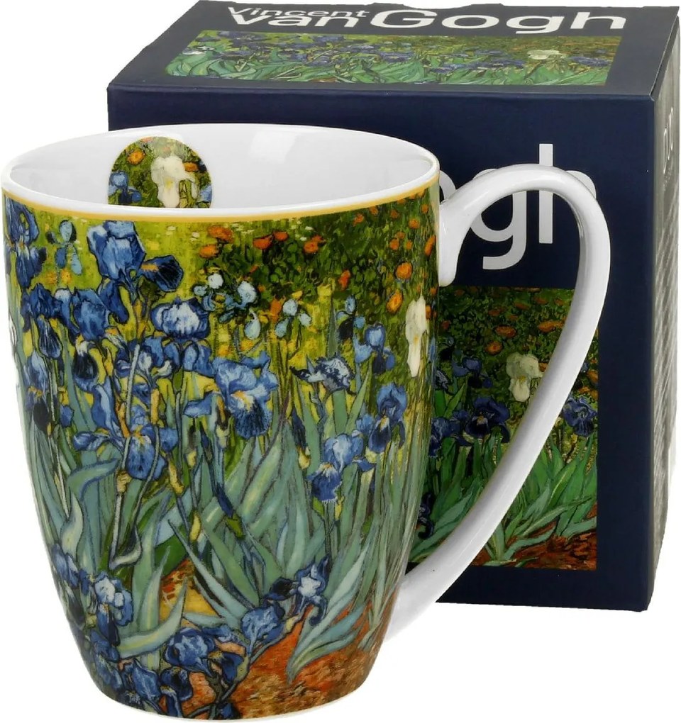 Vincent Van Gogh Írisz porcelán bögre 360ml kávés teához Ajándék