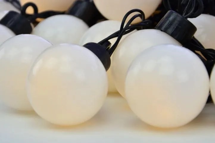 GARTHEN Kültéri megvilágítás 20 LED Meleg fehér 15 m