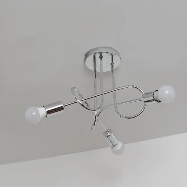 OXFORD felületre szerelhető csillár 3xE27/15W/230V fényes króm