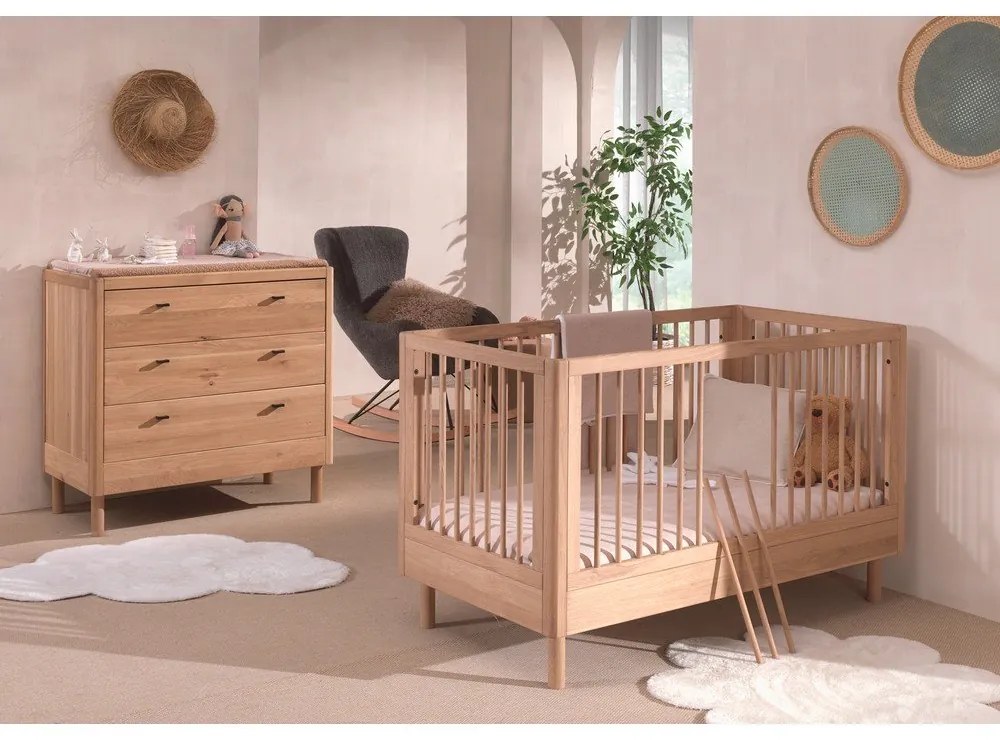 Tölgyfa gyerek bútor szett 2 db-os Forrest – Vipack