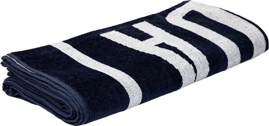 BUDAPEST Strandtörölköző sötétkék 165x90cm