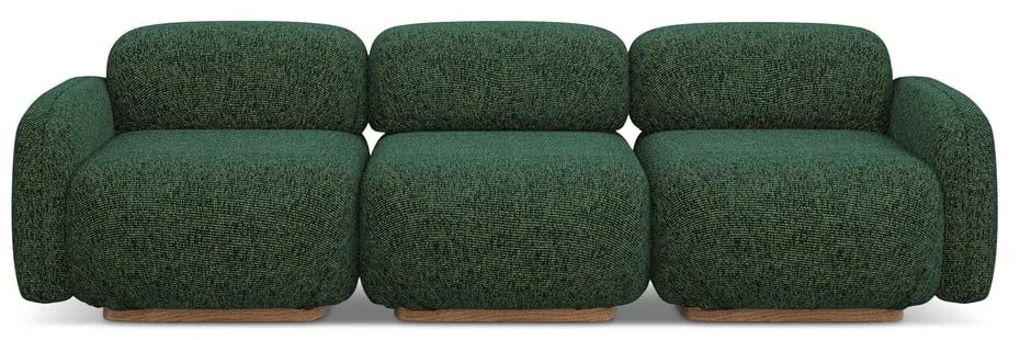 Sötétzöld moduláris kanapé 270 cm Ailani – Makamii