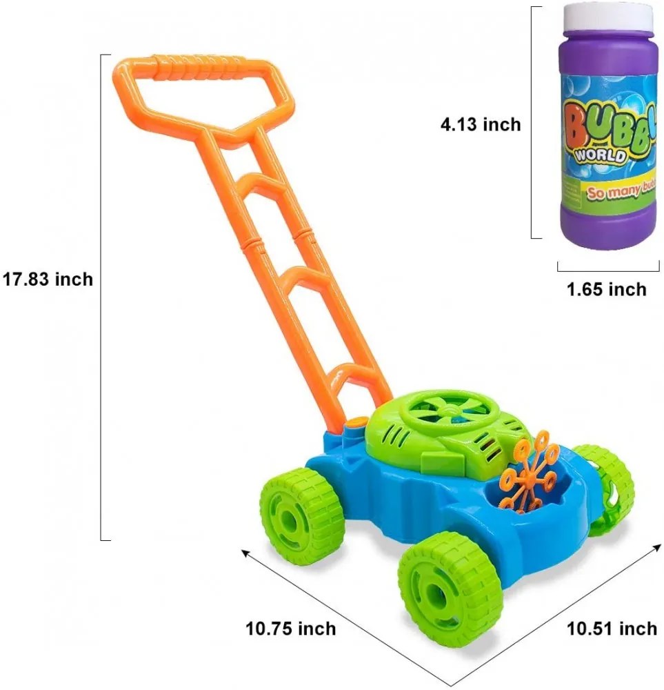 Lydaz Super Bubble Mower Buborék Fújó Játék Fűnyíró