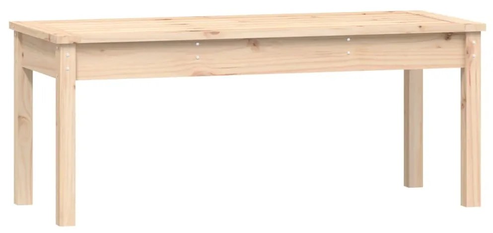 tömör fenyőfa kerti pad 109x44x45 cm