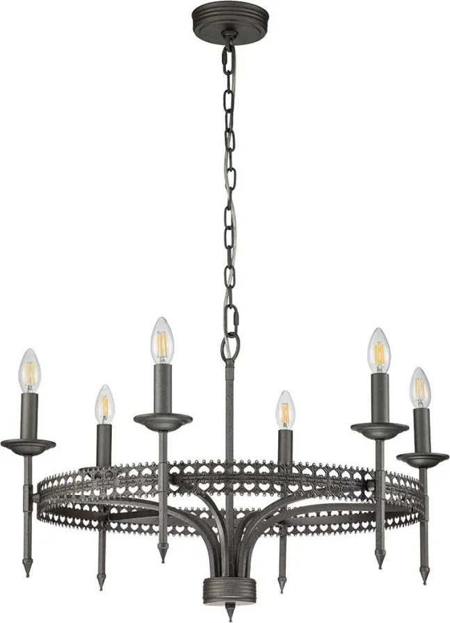 Elstead Lighting CROWN CROWN6 Csillár 6x60W/E14