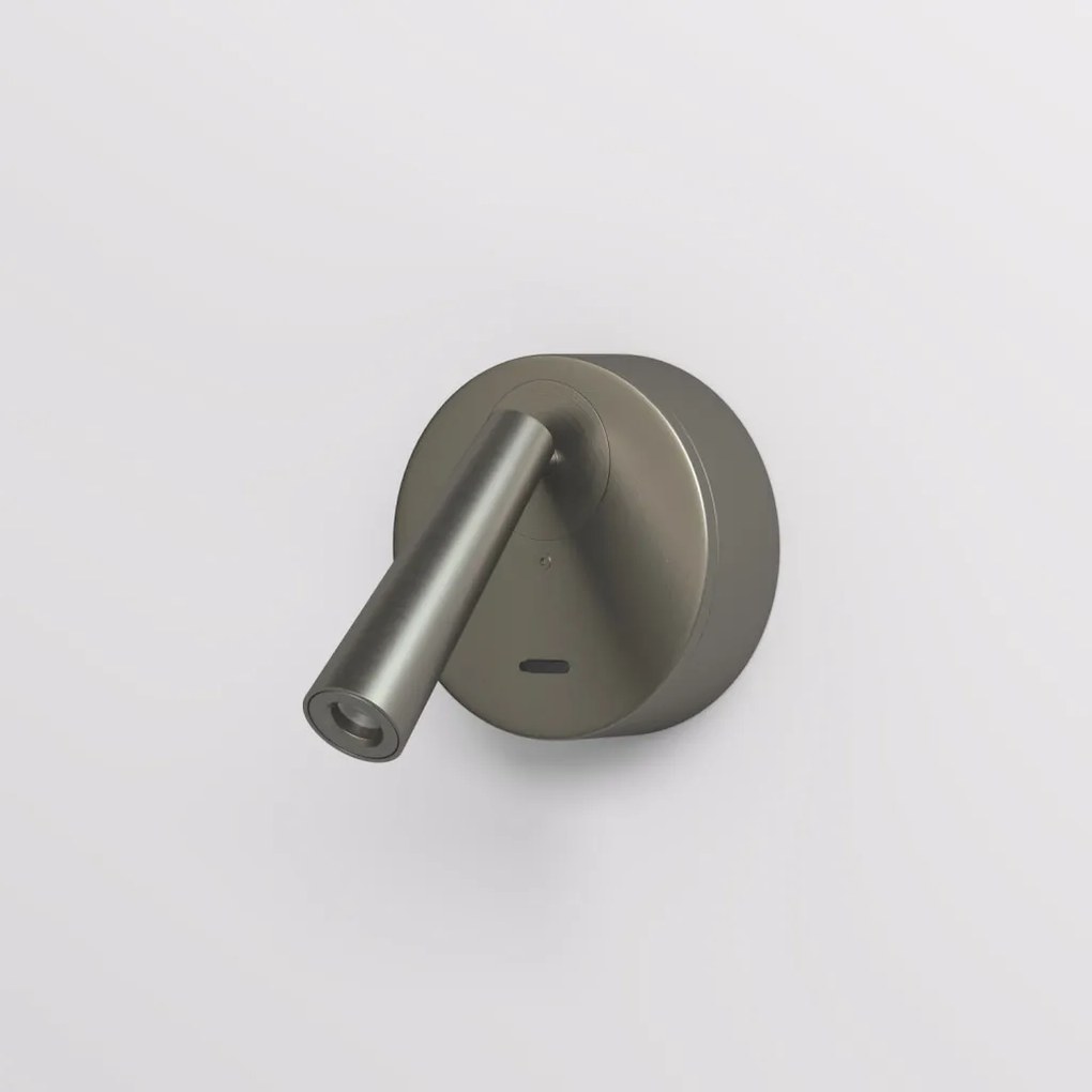 DK/EU-5072-DN Wall lamp SHINE WALL series, D104*H68, LED, IP20, 3000К, 3W, RA≥90, dark nickel color, aluminum — DK/EU-5072-DN