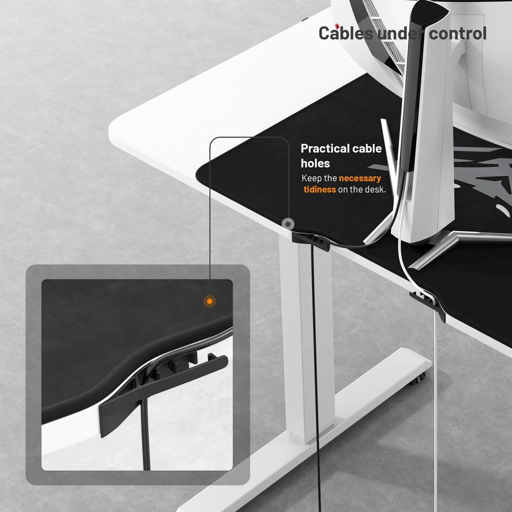 Diablo X-Tensio 1100 állítható magasságú íróasztal fehér