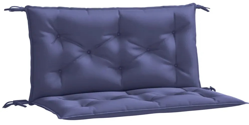 2 db tengerészkék oxford szövet kerti padpárna 100 x 50 x 7 cm