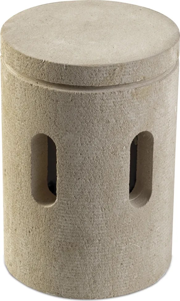 NOVOLUX 184A-G05X1A-60 ANTIBES Modern Kültéri Állólámpa Szürke Bézs, Szürke Kő E27 IP55