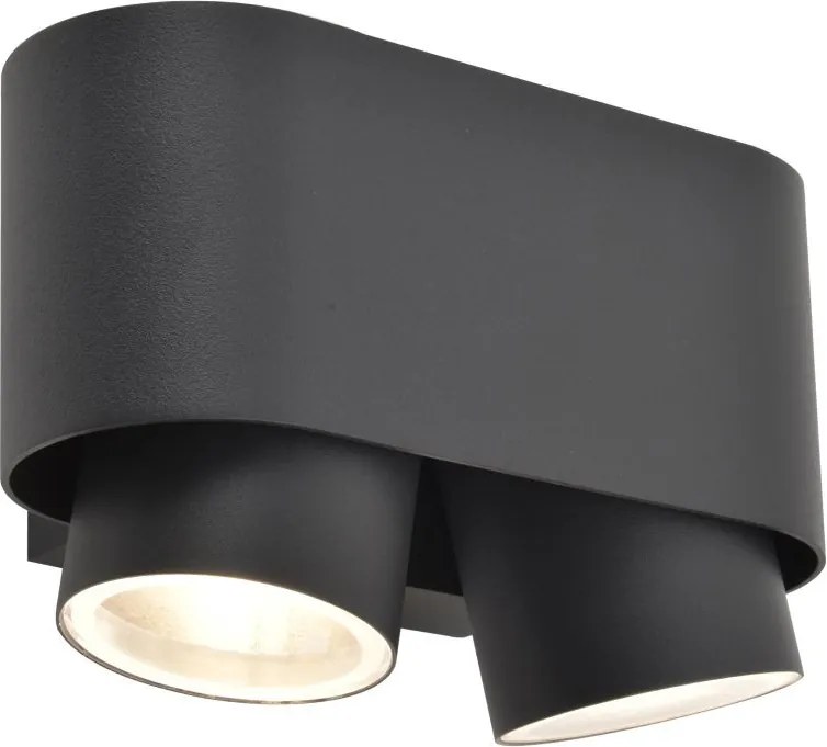 LUTEC 6604003118 CYPRES Modern Kültéri Fali Lámpa Antracit GU10 IP44