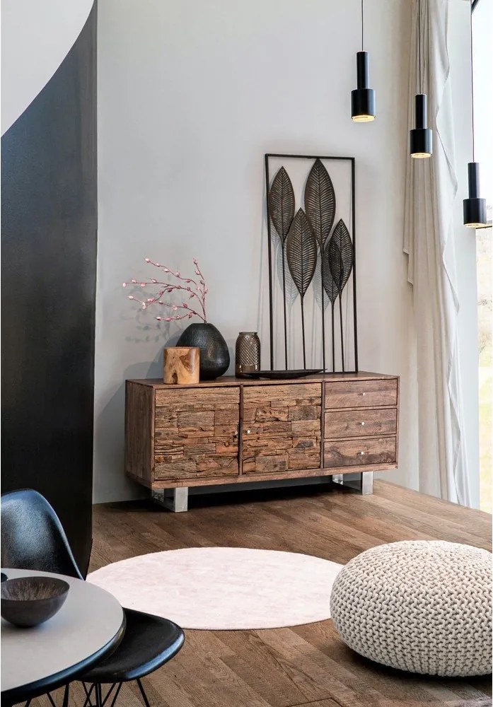 Fém fali dekoráció 61x135 cm Adhira – Bizzotto