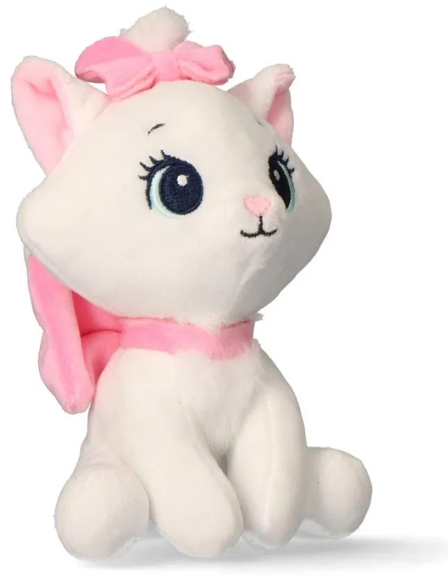 Disney Marie White 3D plüss figura akasztóval, táskadísz 13 cm