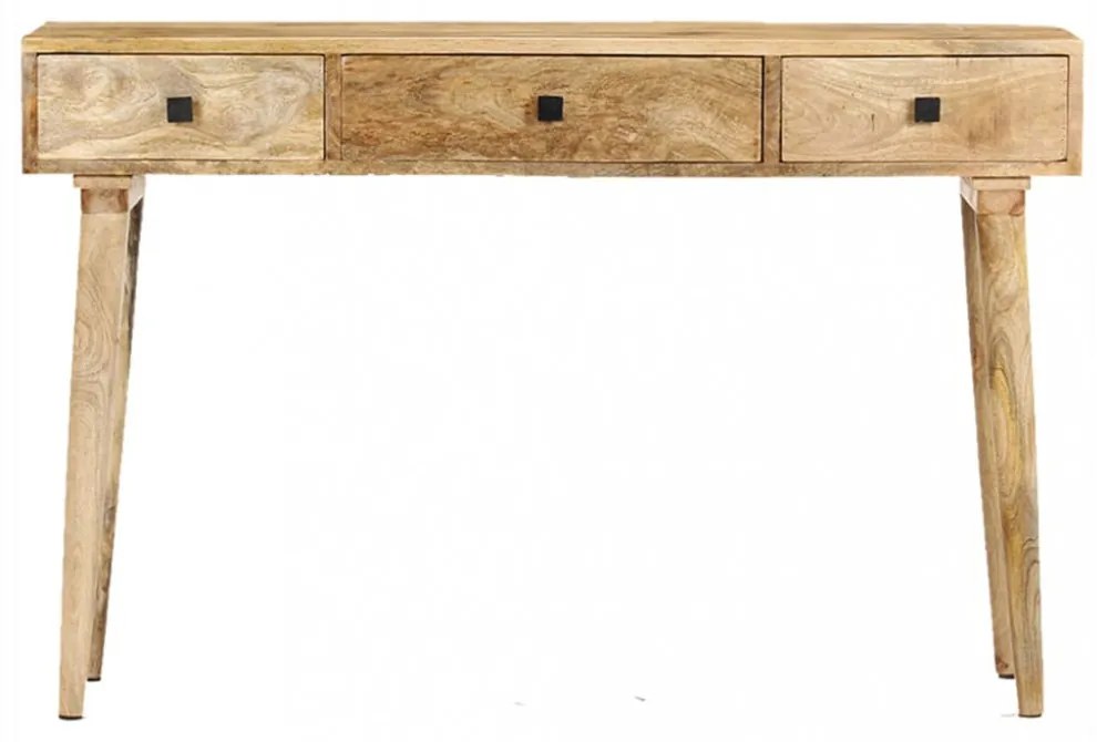 vidaXL tömör mangófa tálalóasztal 115 x 35 x 76 cm