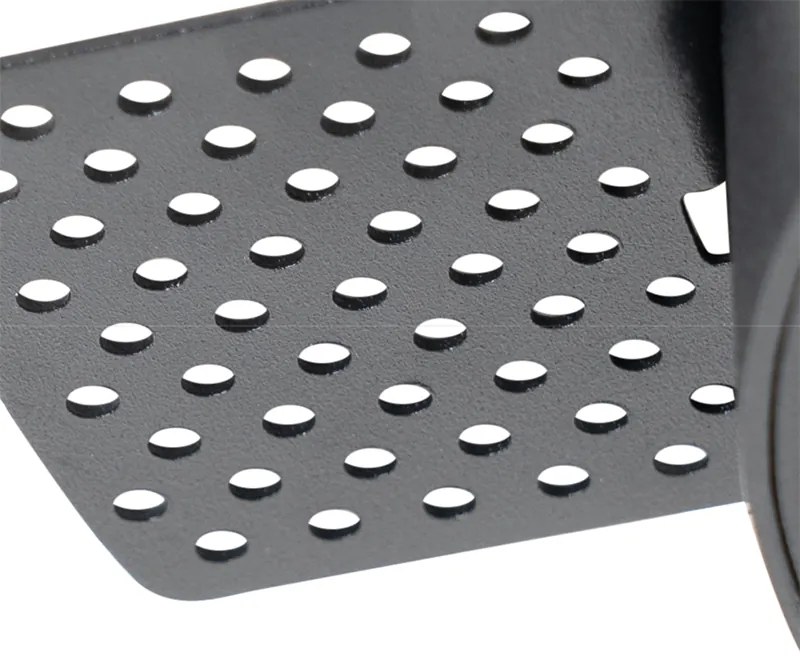 6 darabos modern süllyesztett spotlámpa készlet fekete GU10 AR70 kerek keret nélküli - Oneon