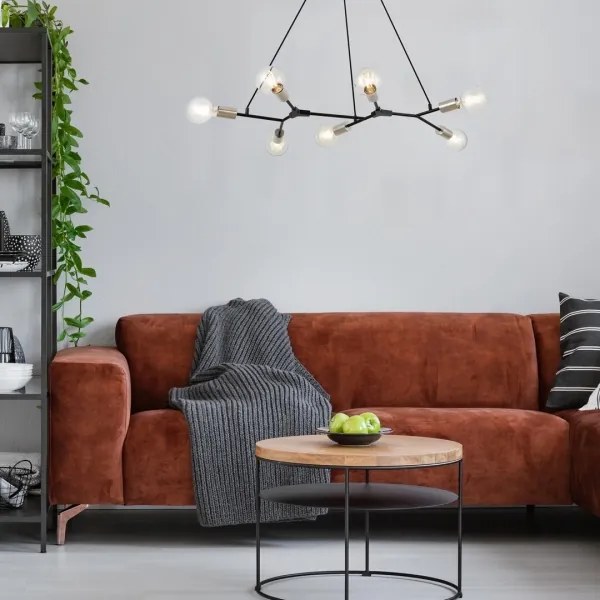 Rabalux 72027 - BRANWEN függeszték 7xE27/25W/230V, kábellel