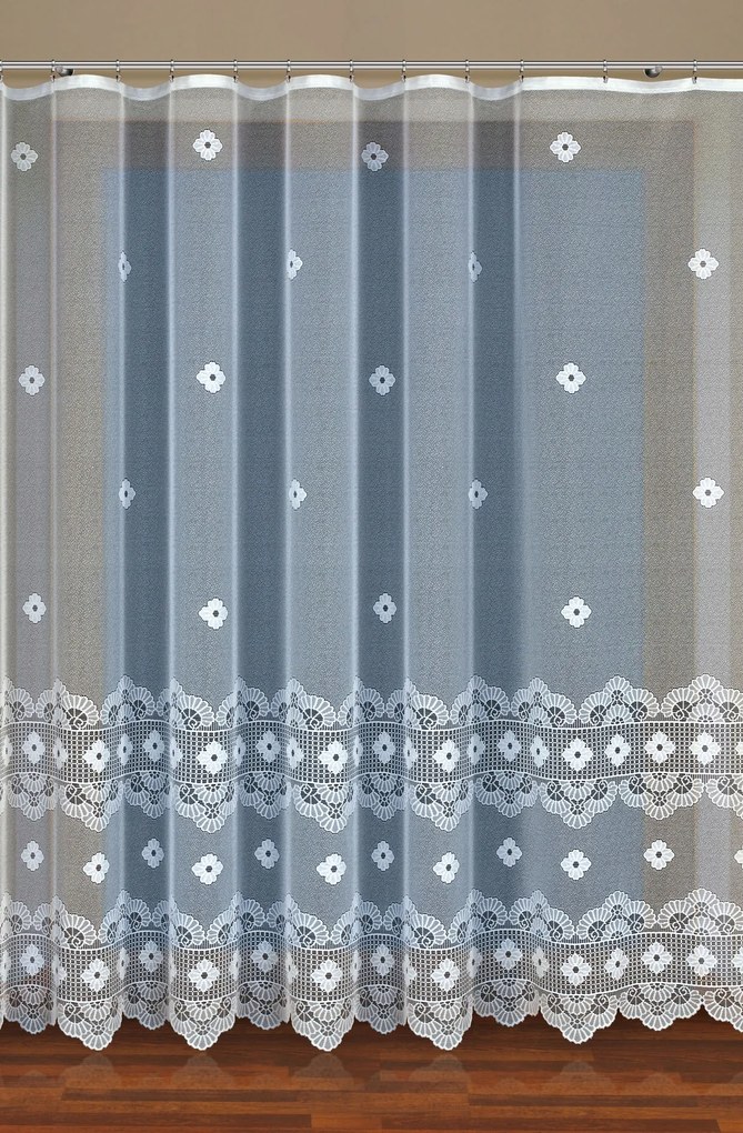 35128 Elegáns Kész Függöny Szalaggal 400x180